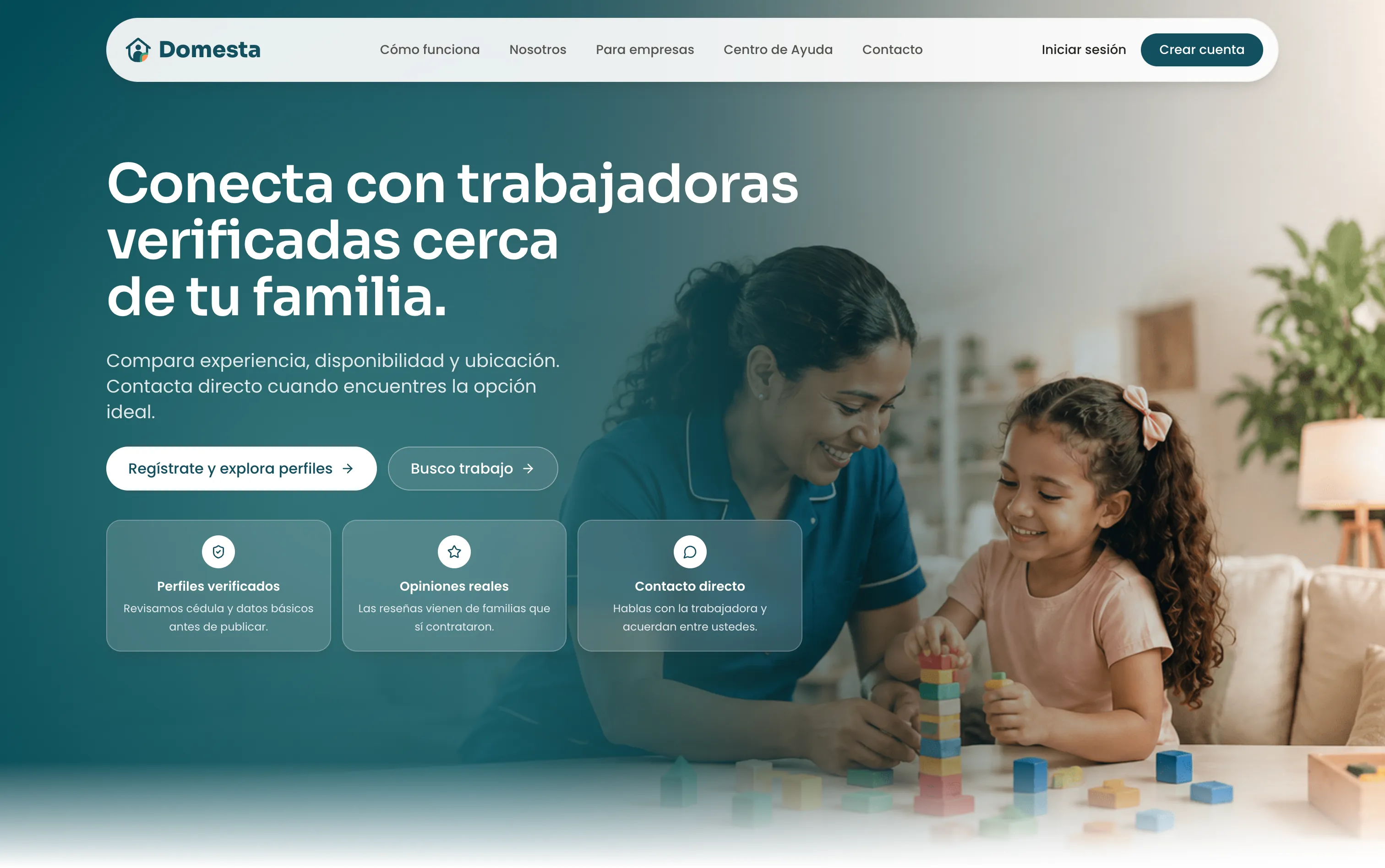 Domestard — interface preview